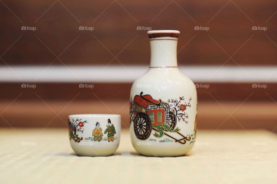 ceramic bottle