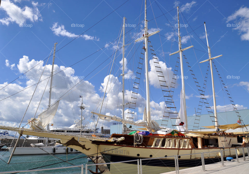 Yachts in Cagliari 