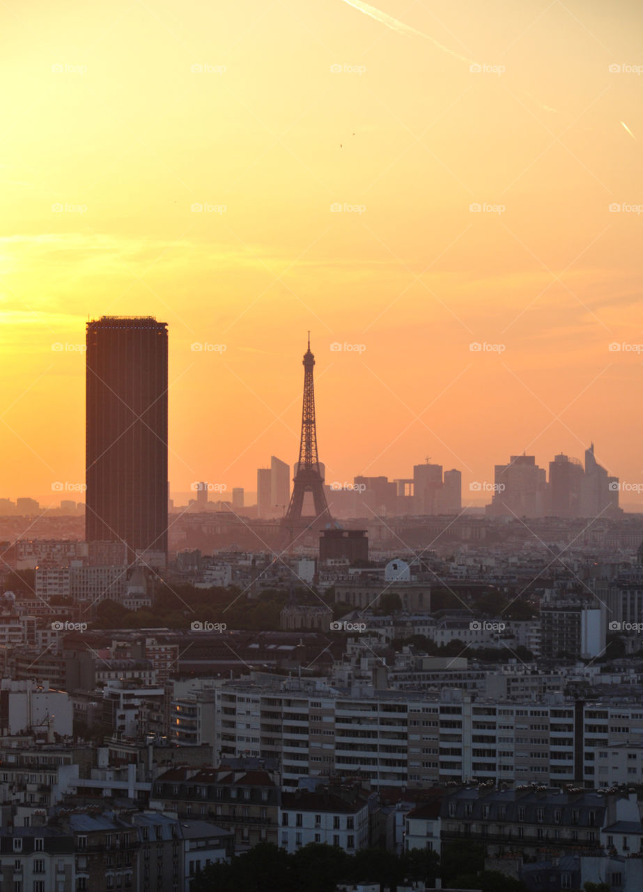 Paris sunset