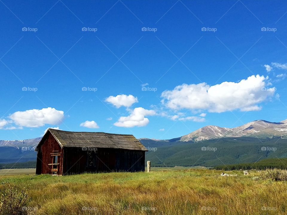 an old cabin in Colorado