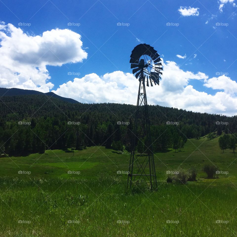 Windmill in colorado