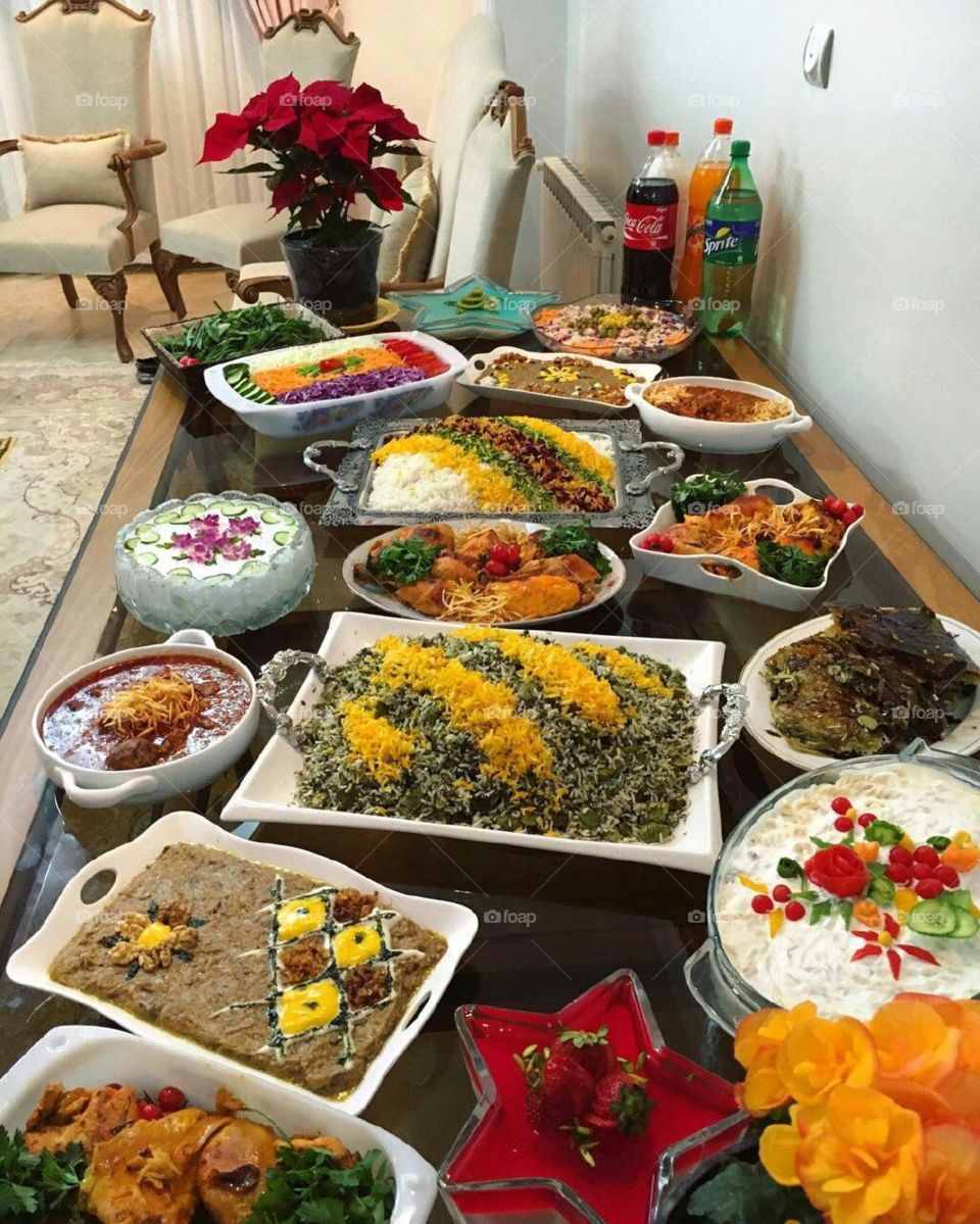 Sumptuous Persian Bakrid lunch