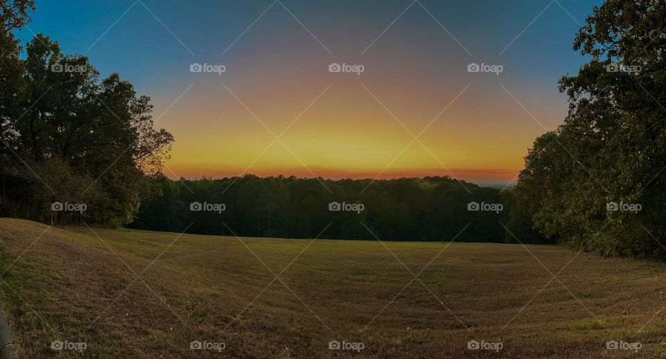 The colors of the sky on September 17, 2023. The Sun had already set, but the magnitude of it was so great that the sky it created was breathtaking.