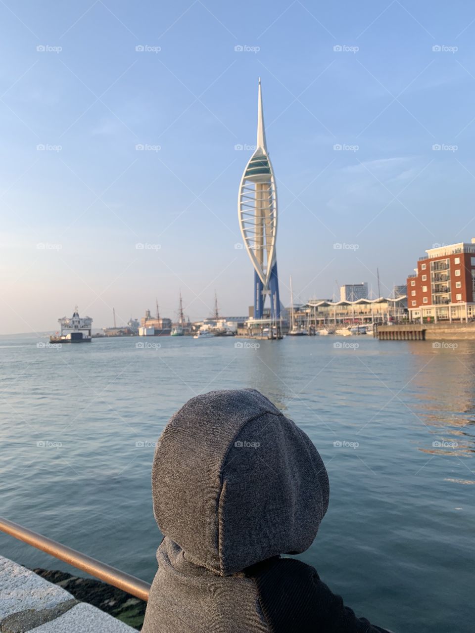 Spinnaker Tower Portsmouth calm waters