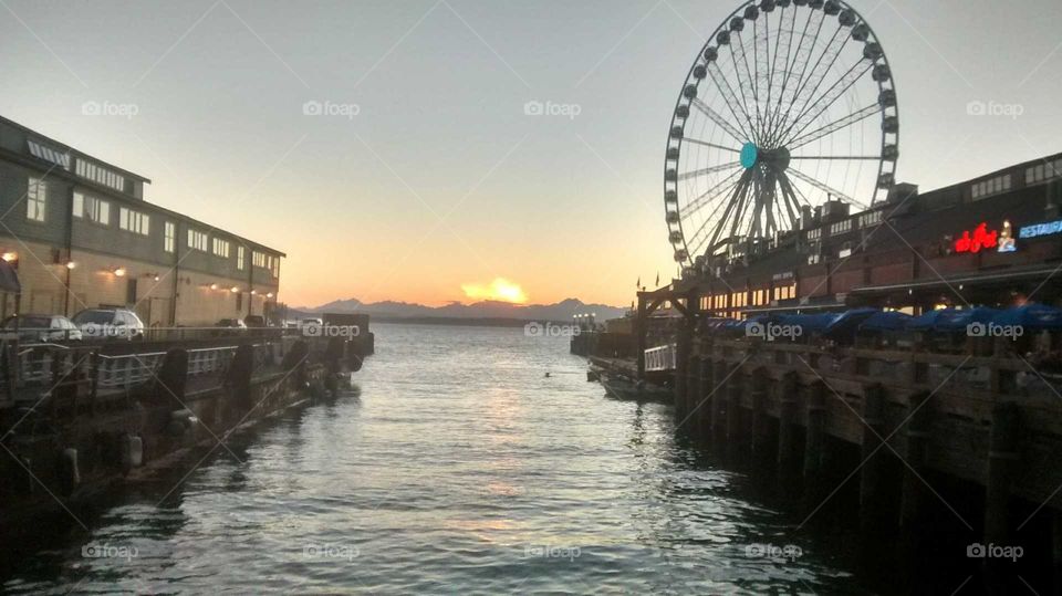 Ferris Wheel on the Pier II, Seattle, Washington