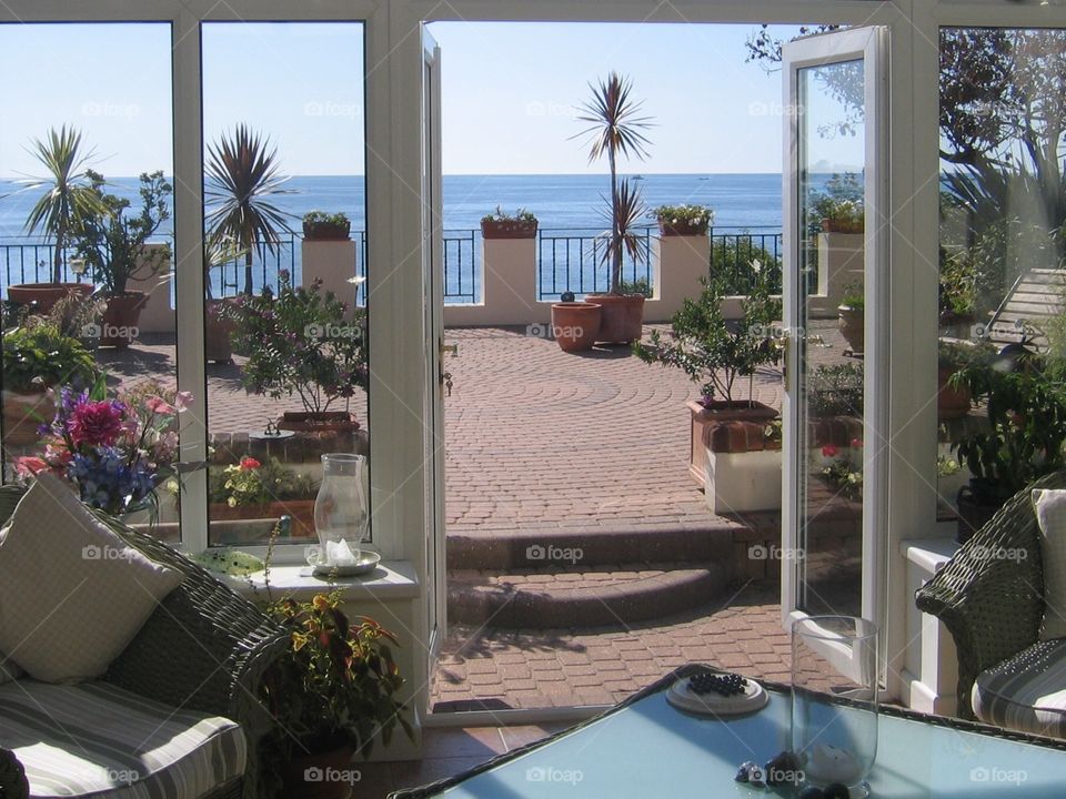 The Orangery. Summers day and a beautiful neap tide