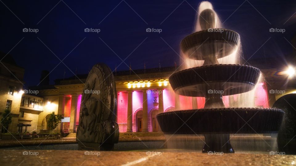 Fountain at Caird Hall