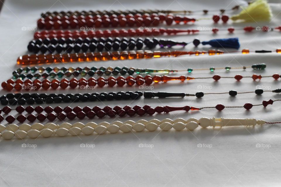 Colourful rosaries