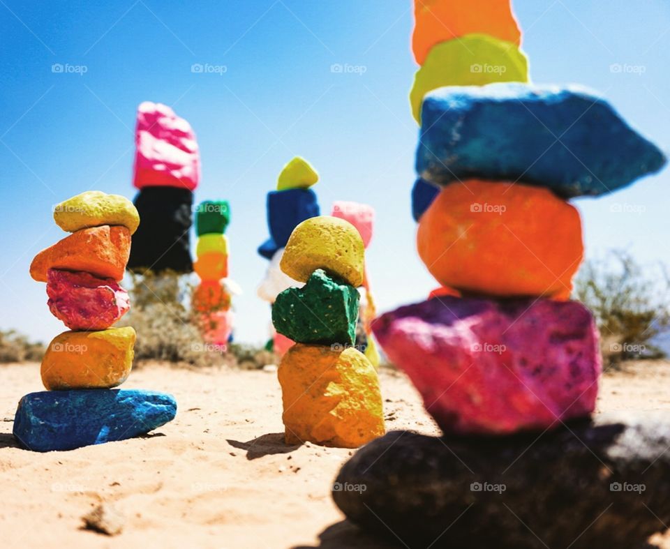 Colorful stones