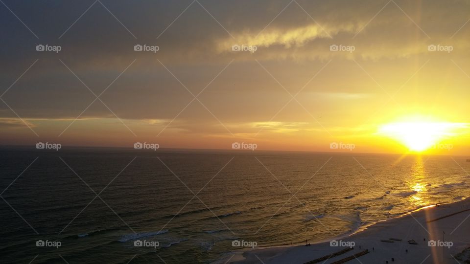 sunset on the sea romantic vacation beautiful sea scape