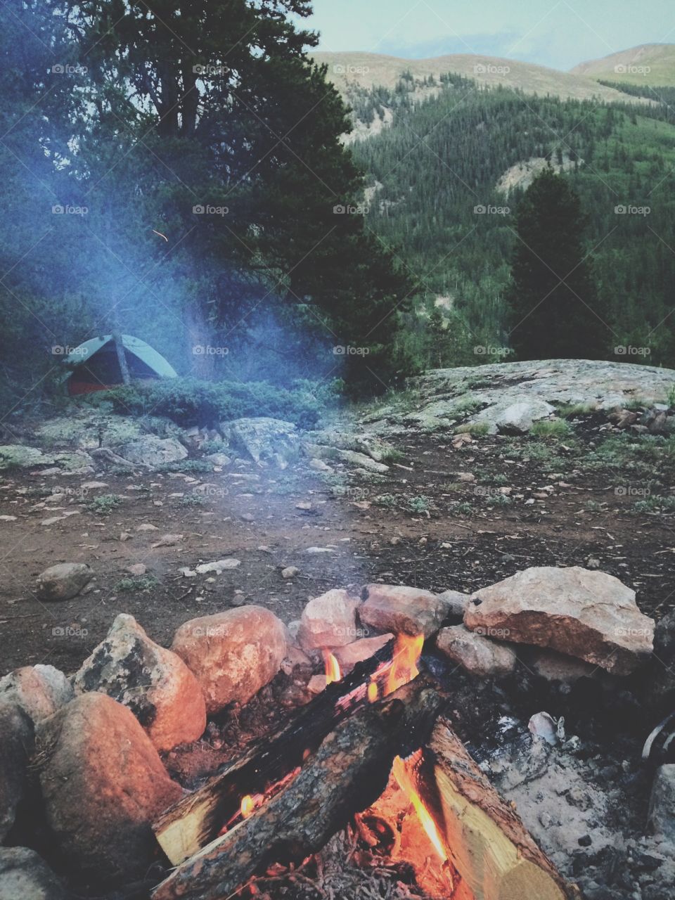 campfire lore. camping in the middle of nowhere, Colorado