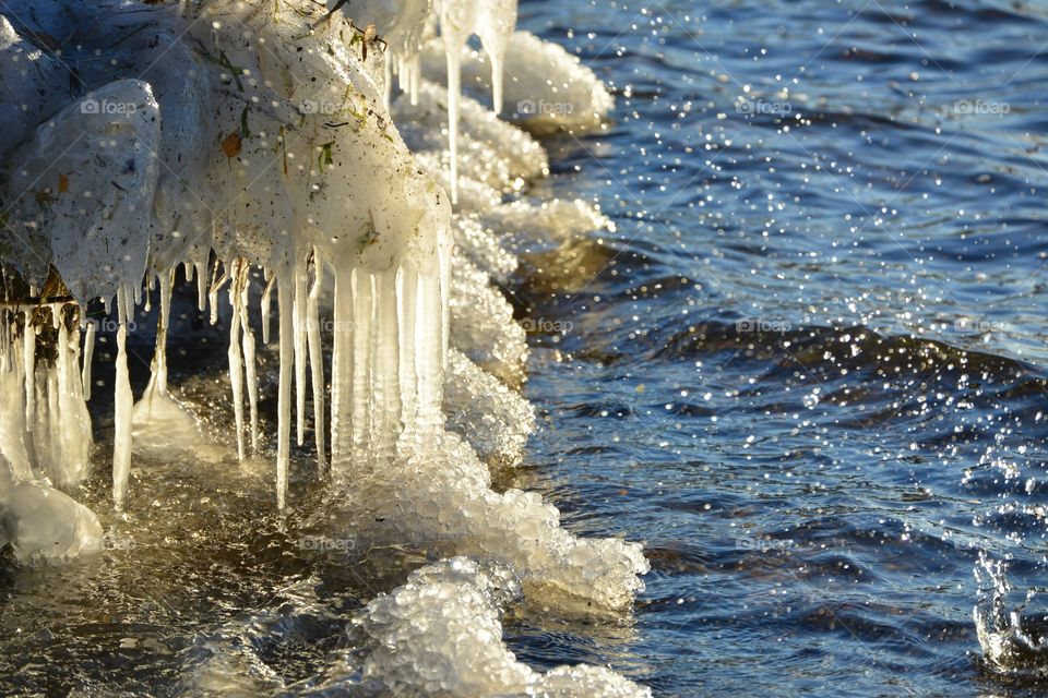 Water, Nature, Winter, Frost, Snow