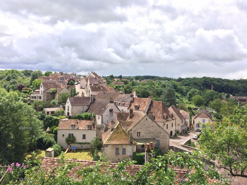 Sky view in France 