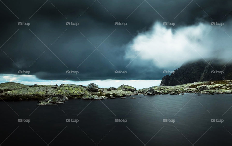 Water, Storm, Lake, Landscape, No Person