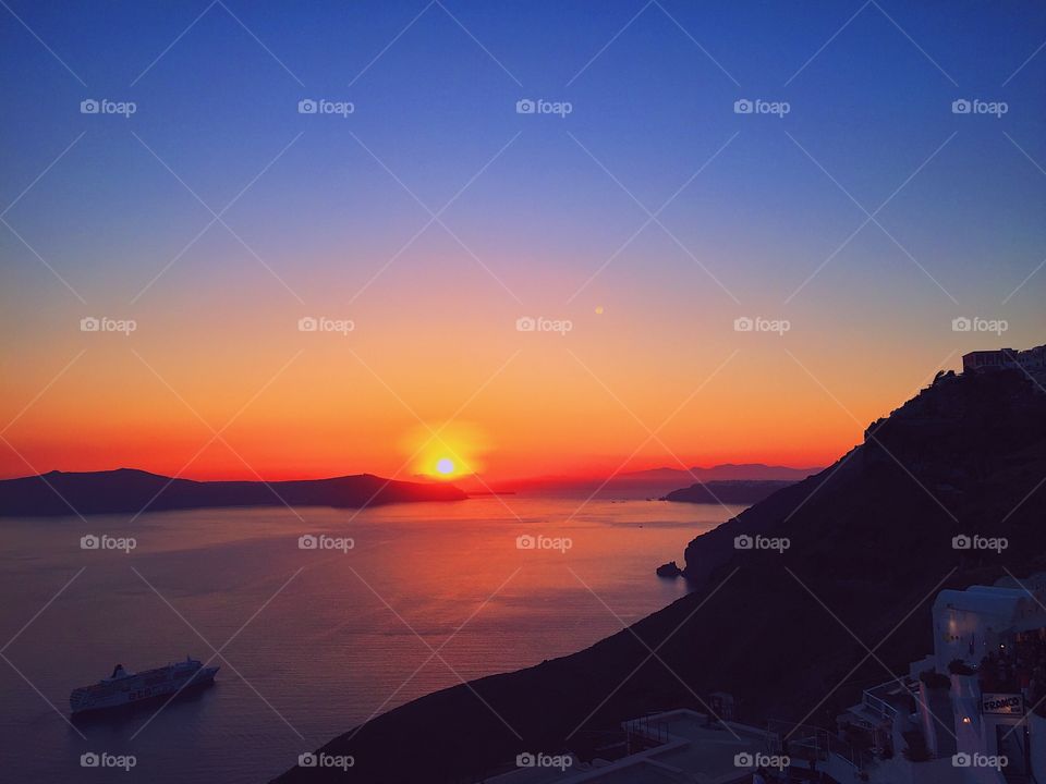 Santorini Sunset 
