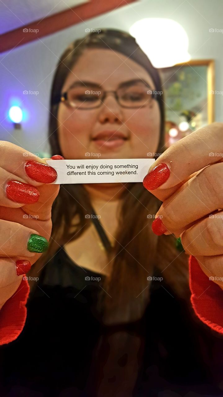 That moment you can't wait to open your fortune cookie.  What will yours say?