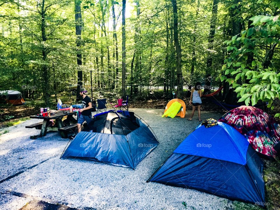 Camping with friends is a great warm weather activity and one we can all enjoy together!