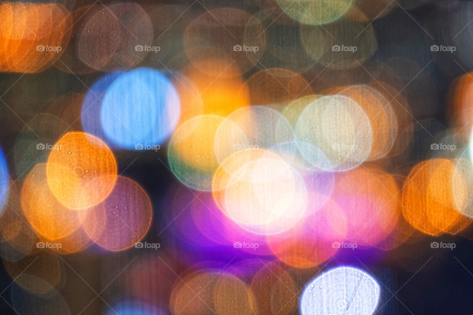 Beautiful bokeh photo of capital city light , Bangkok Thailand