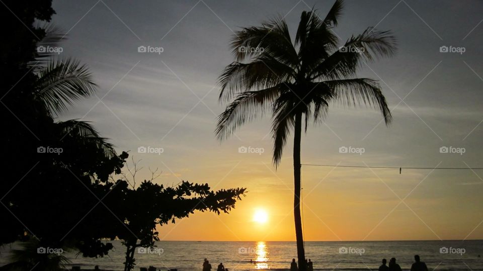 Sunset Jamaica Orange Bay
