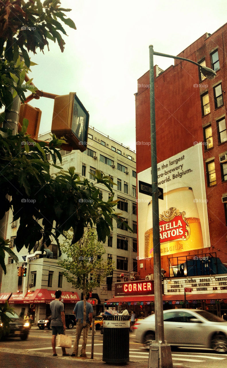 street sign traffic manhattan by percypiglet