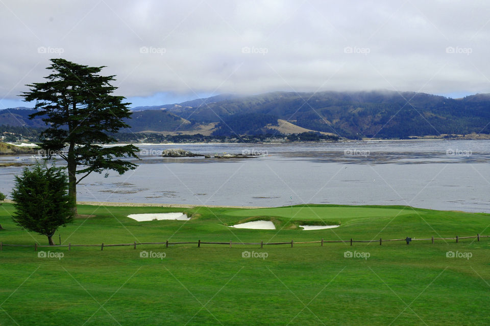 18th Hole at Pebble Beach Golf Course.