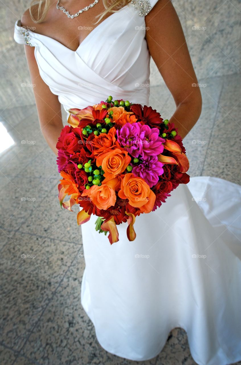 Colorful Bridal bouquet