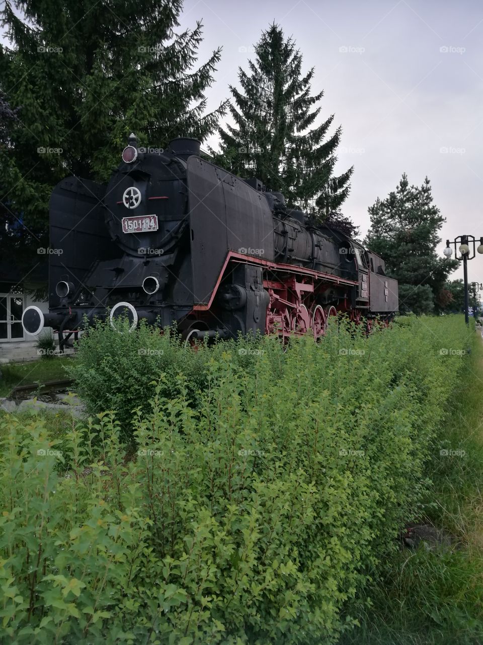 old romanian steam train