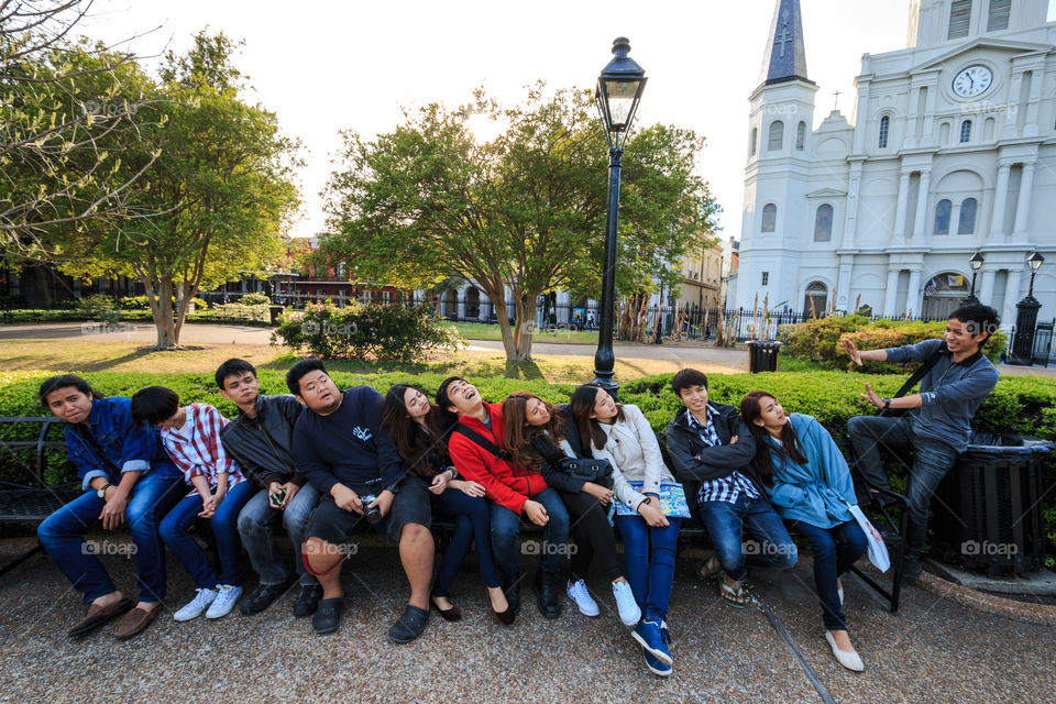 People at the park 