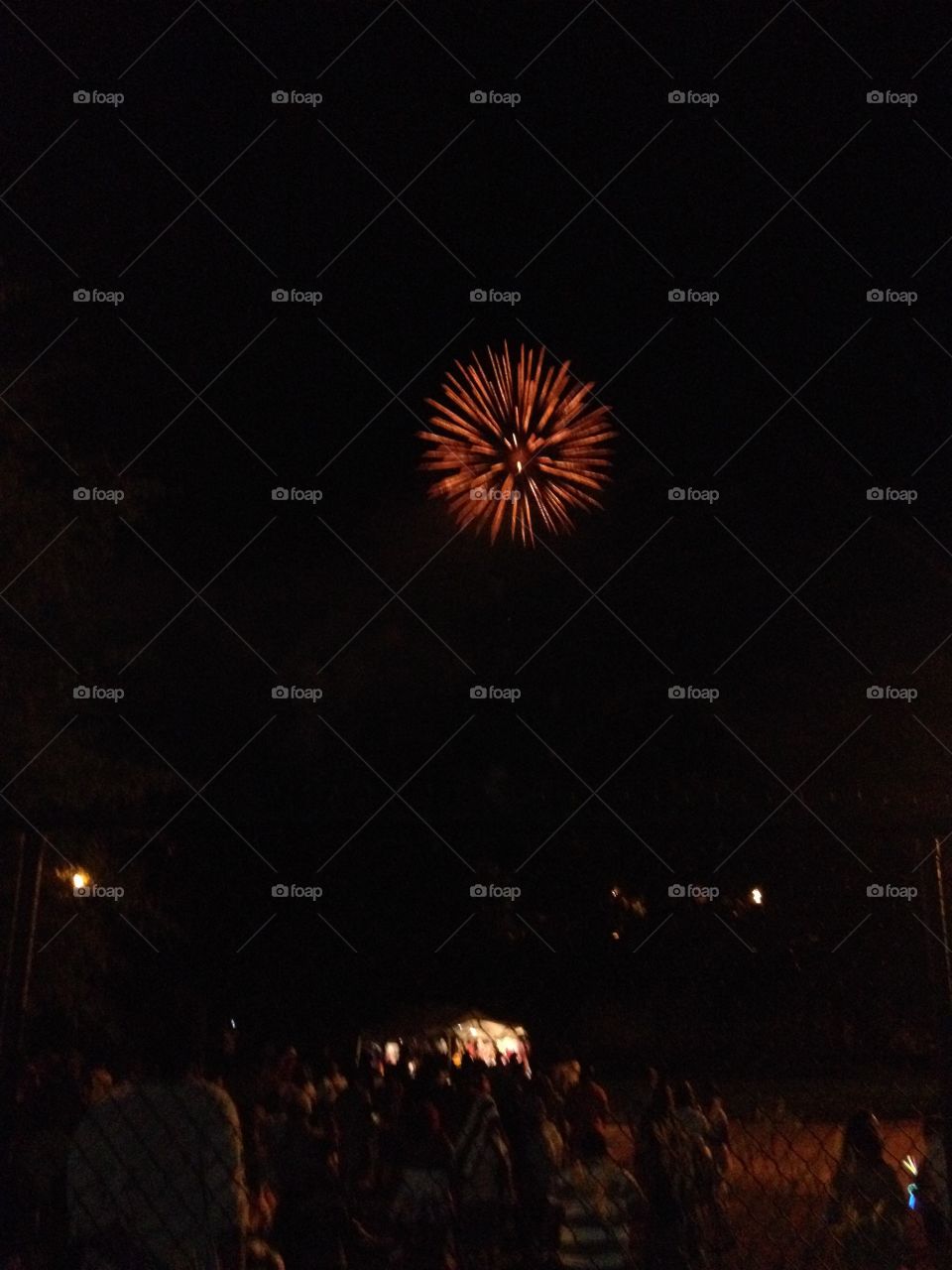 Fireworks, Festival, Flame, People, Evening