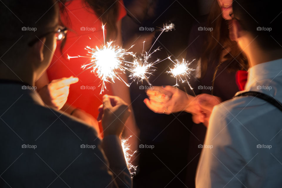 Sparklers to celebrate