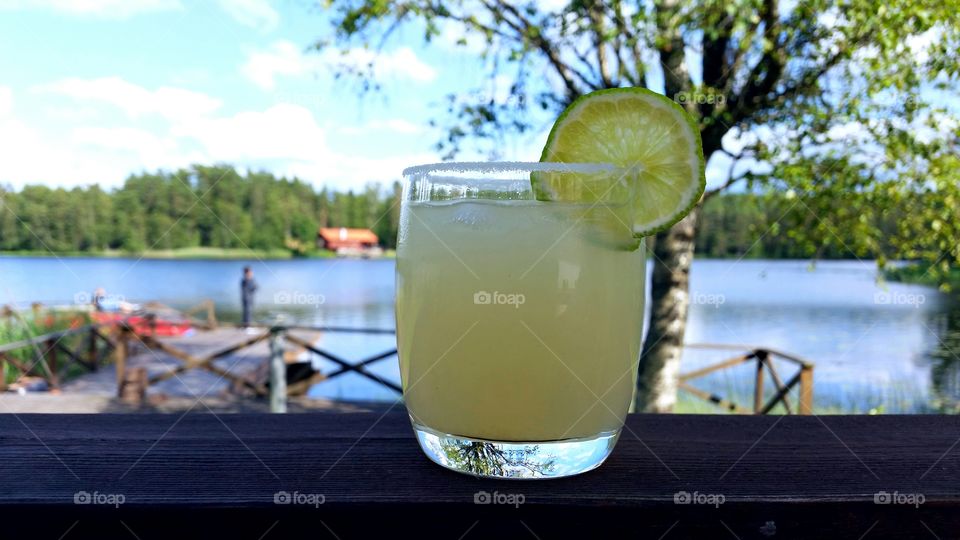 Relaxing by the lake!