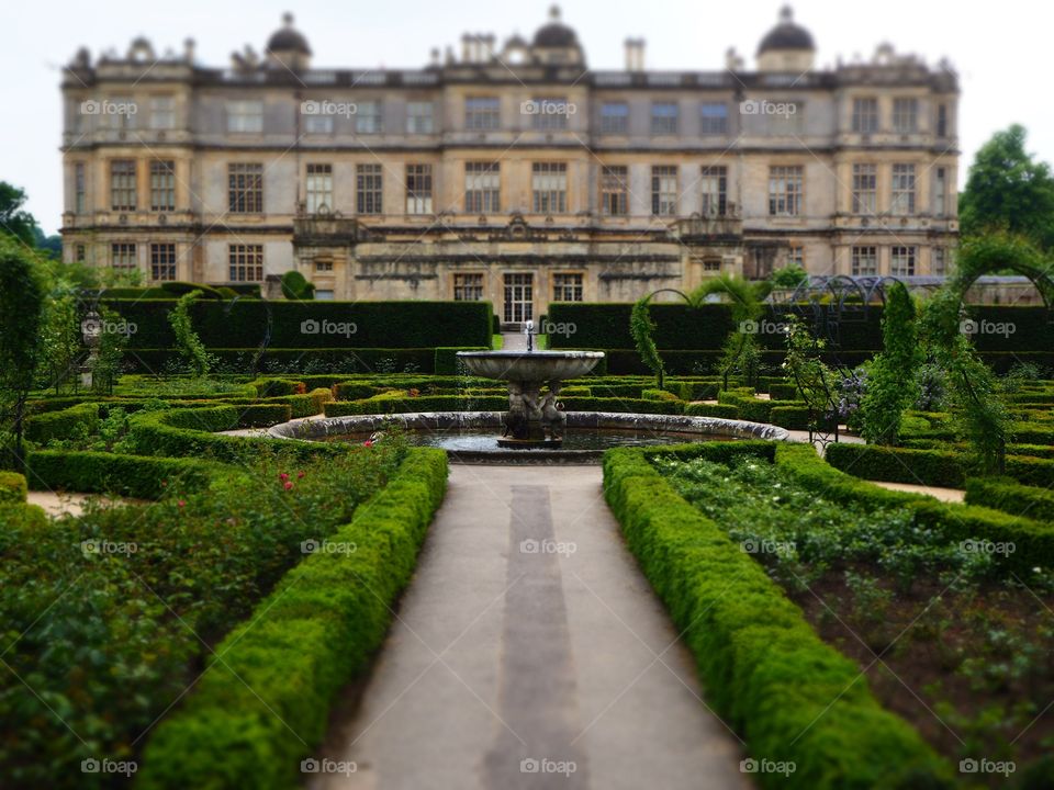 The approach to Longleat House