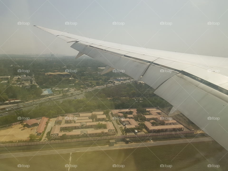 Gurugram Flight Landing