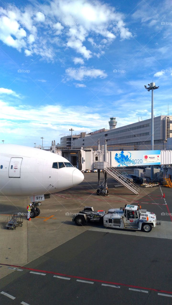 Departure from Haneda Airport Domestic Terminal