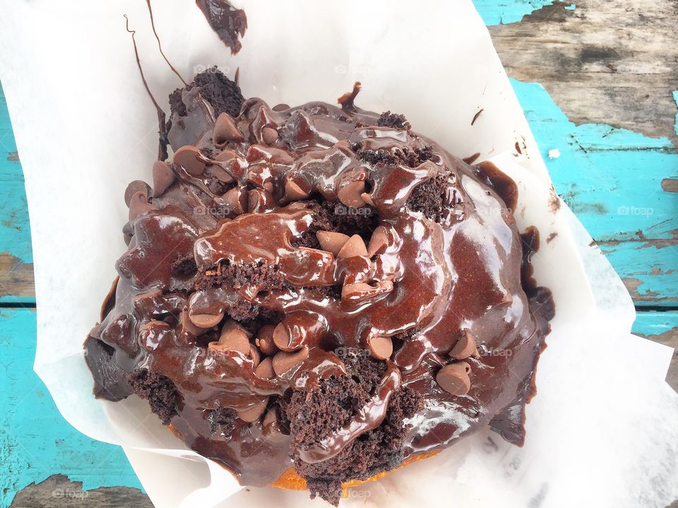 Chocolate donut 