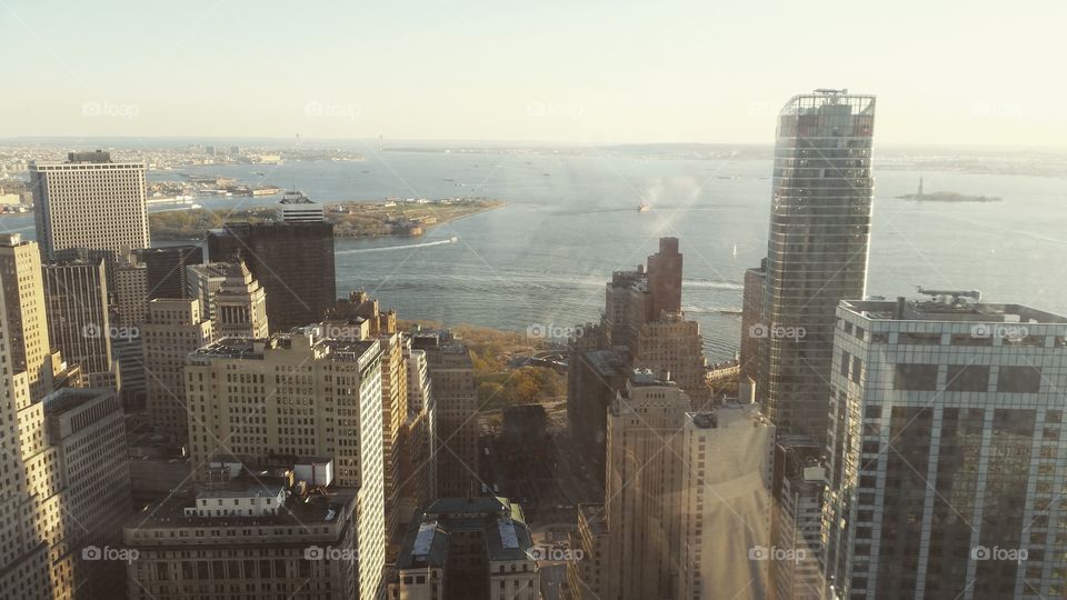 NYC Skyline from a Window