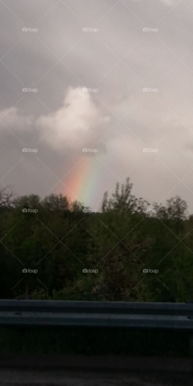 got to see a beautiful rainbow