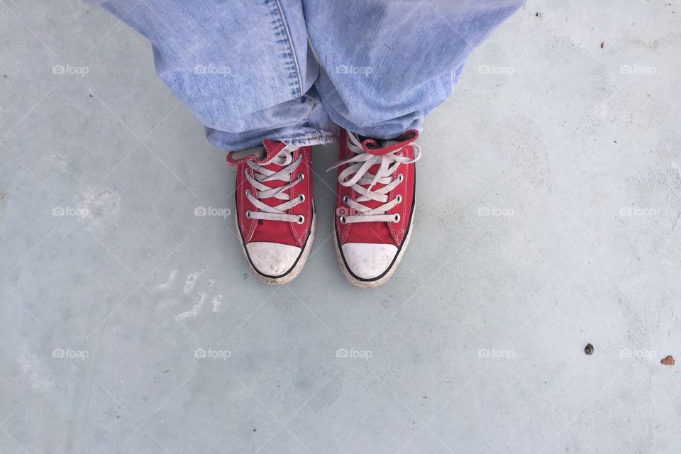 Converse and denim