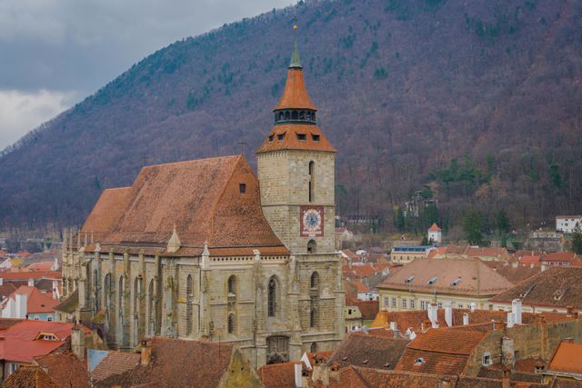 Black Church from Brașov City