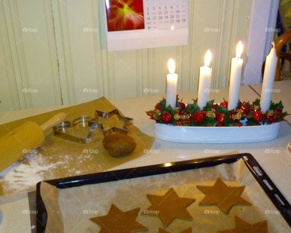 Baking gingerbreads