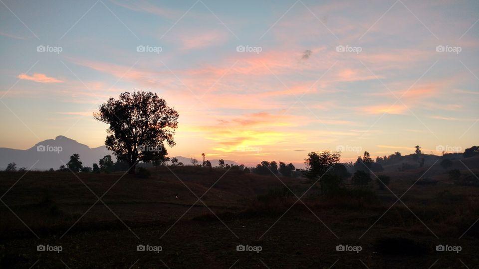 sunrise in india