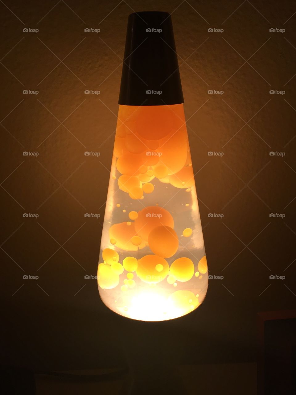 Glowing light bulb