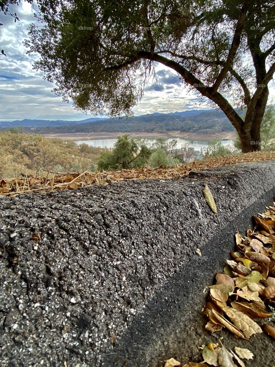 A view of Lake Nacimiento California from Pine Ridge Road