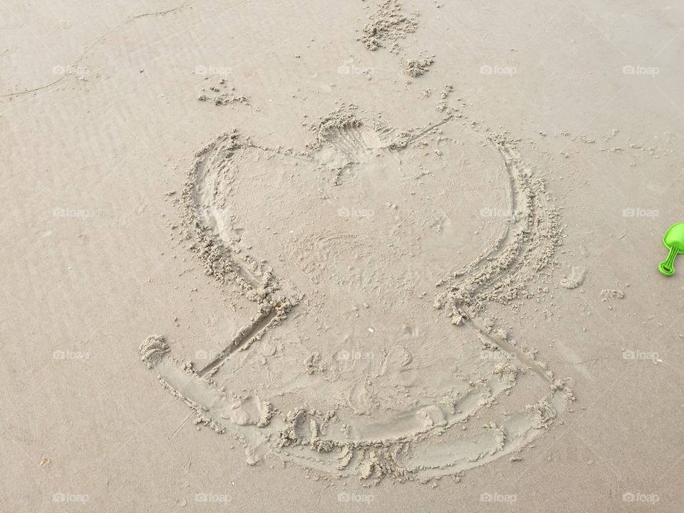 Beach, Sand, Footprint, Seashore, Sandy
