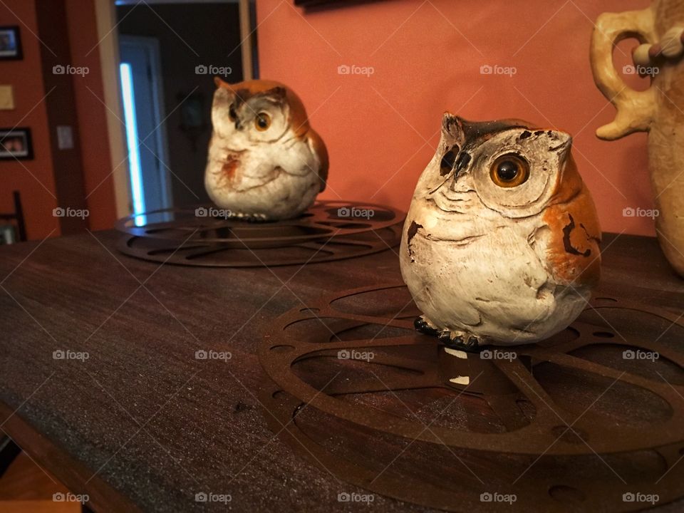 Owl home decoration for the fall