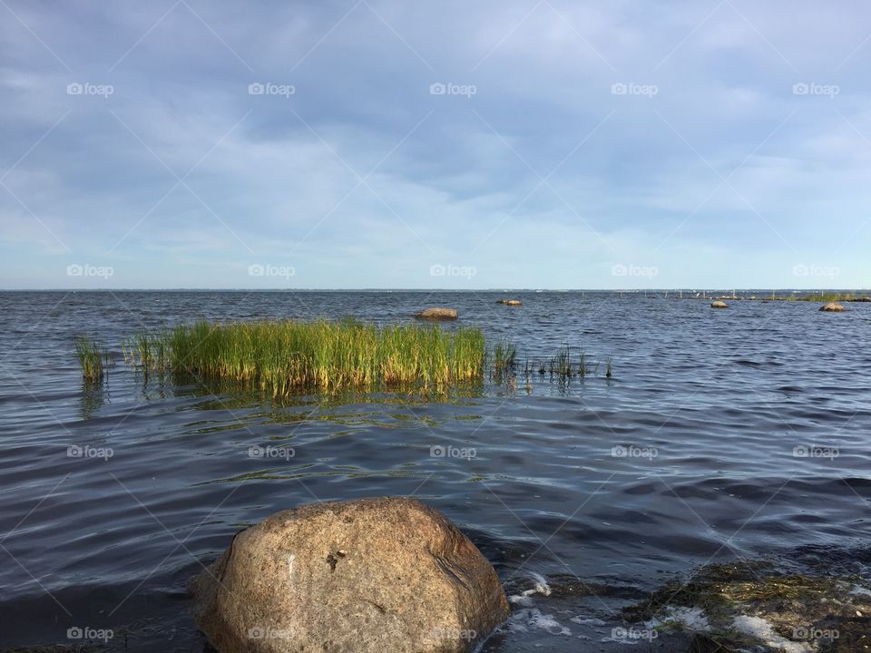 At my walk in Vita Sand, Kalmarsund, Sweden 