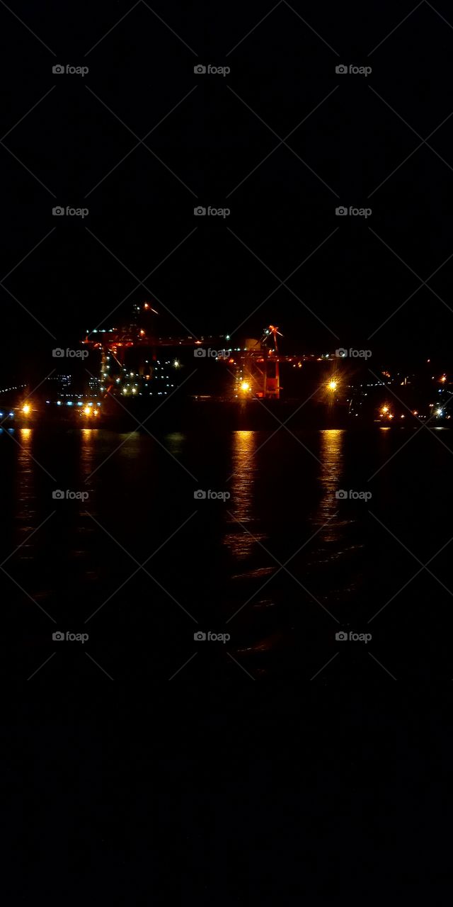 Night at port