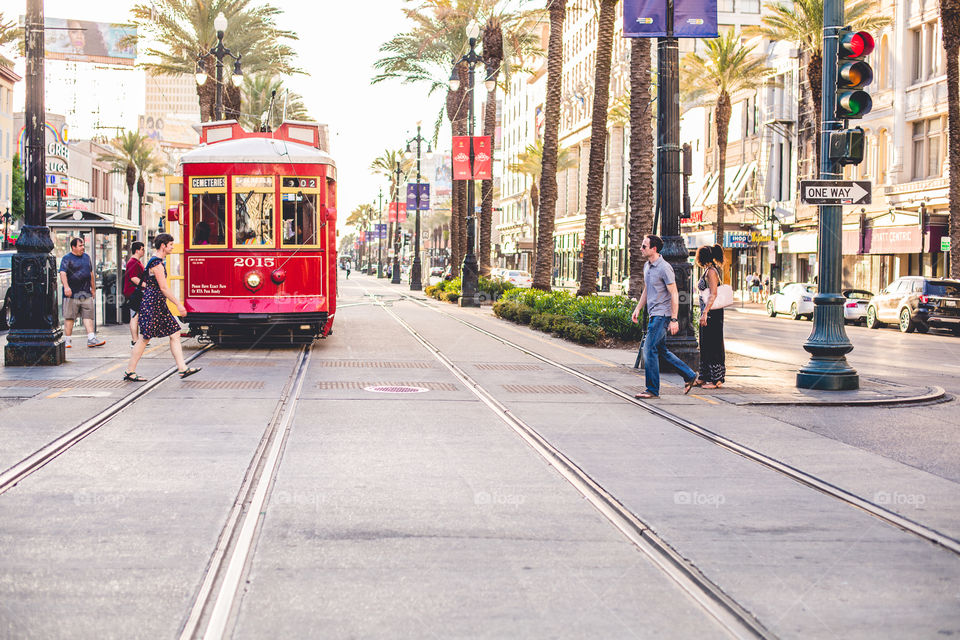 Trolley Car in New Orleans