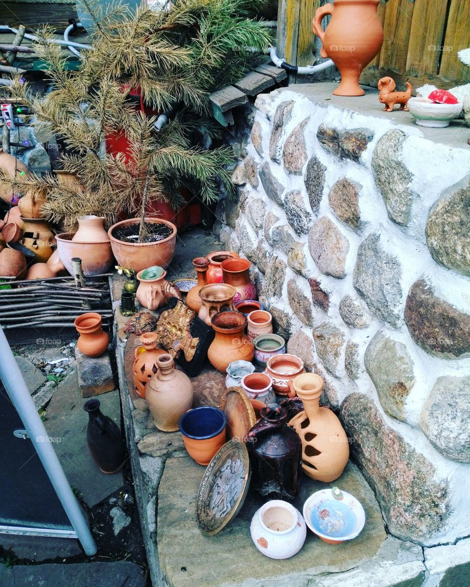 Кувшины из глины