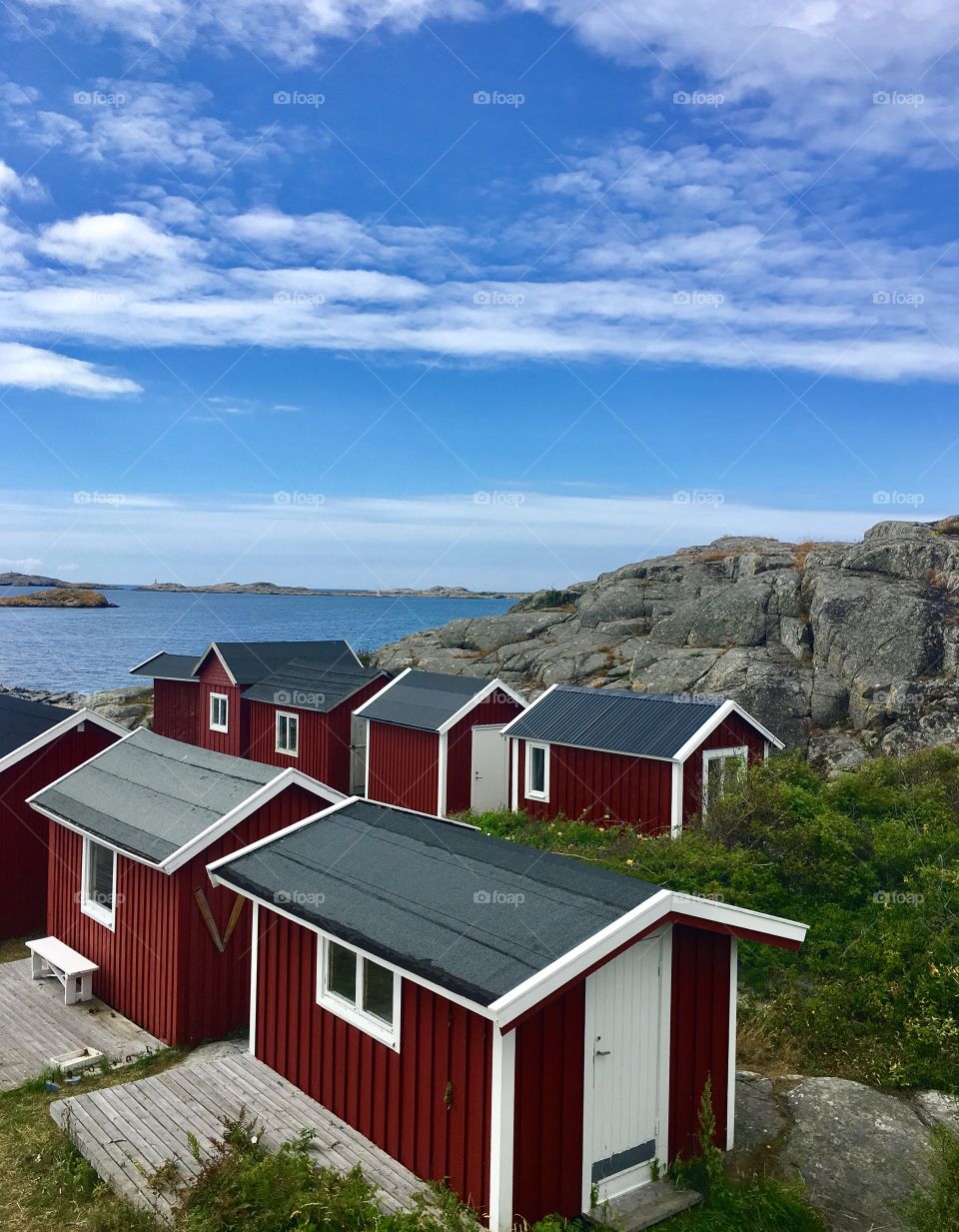 Boathouses Sjöbodar
